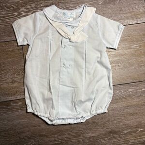 Petit Ami Baby Boys' Sailor Romper